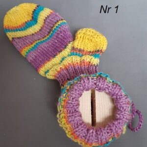 Gebreide sokken spaarpot