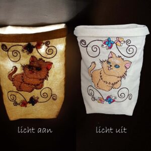 Lichtzakje van katoen