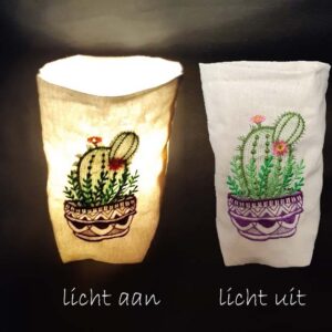 Lichtzakje van katoen