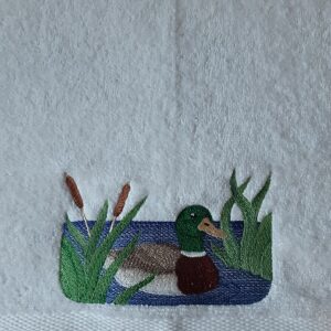 Geborduurd gastendoekje